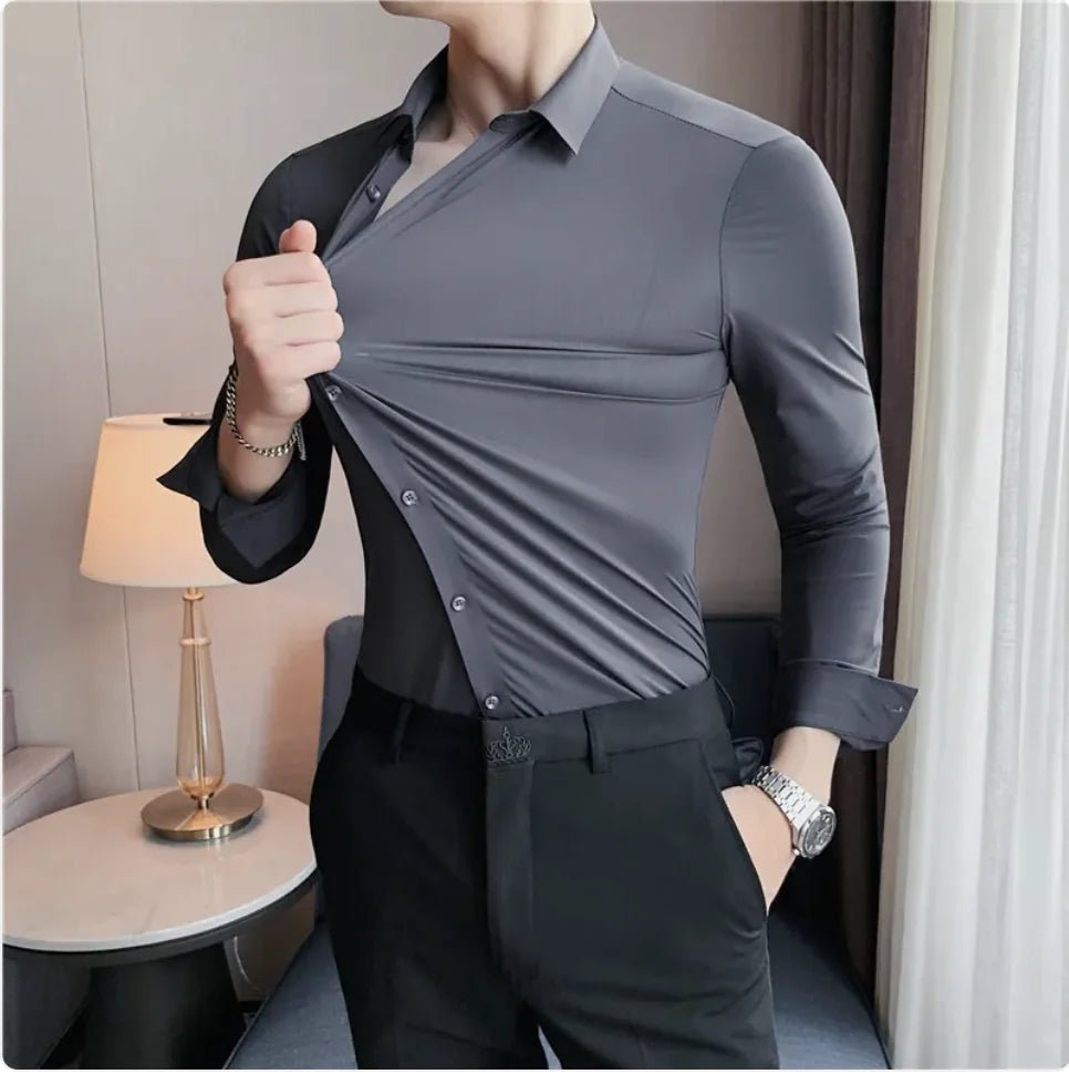 Men's Seamless Elastic Long - Sleeve Shirt - mrbonnystore - mrbonnystore - 2CTY0BOUK - #product_title# - Men's Seamless Elastic Long - Sleeve Shirt - #store_name# - #Category# - #Product Name#