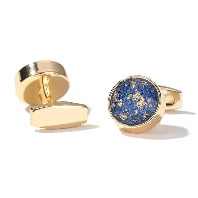 Gold Personalized Round Cufflinks For Men - mrbonnystore - mrbonnystore - 1564815_TQTULBH - #product_title# - Gold Personalized Round Cufflinks For Men - My Store - #store_name# - #Category# - #Product Name#