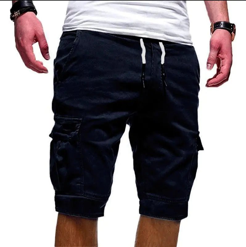 Casual Summer Men's Shorts - mrbonnystore - mrbonnystore - CJNSNYDK00179 - Navy blue - L - #product_title# - Casual Summer Men's Shorts - #store_name# - #Category# - #Product Name#