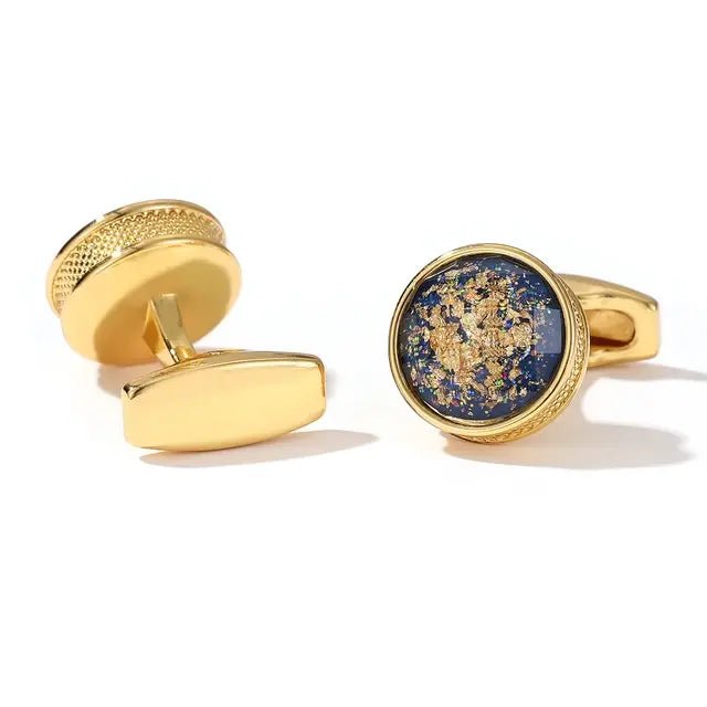 Gold Personalized Round Cufflinks For Men - mrbonnystore - mrbonnystore - 1564815_IJXTQVU - #product_title# - Gold Personalized Round Cufflinks For Men - My Store - #store_name# - #Category# - #Product Name#