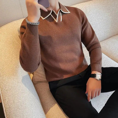 Autumn Winter British Style Sweater - mrbonnystore - mrbonnystore - 14:29;5:361386#Asia M(165cm - 50kg) - #product_title# - Autumn Winter British Style Sweater - My Store - #store_name# - #Category# - #Product Name#