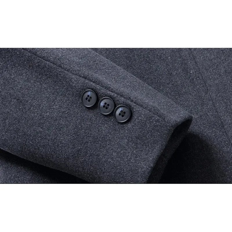 Stand Collar Woolen Coat - mrbonnystore - mrbonnystore - WI92TRV4K - #product_title# - Stand Collar Woolen Coat - My Store - #store_name# - #Category# - #Product Name#