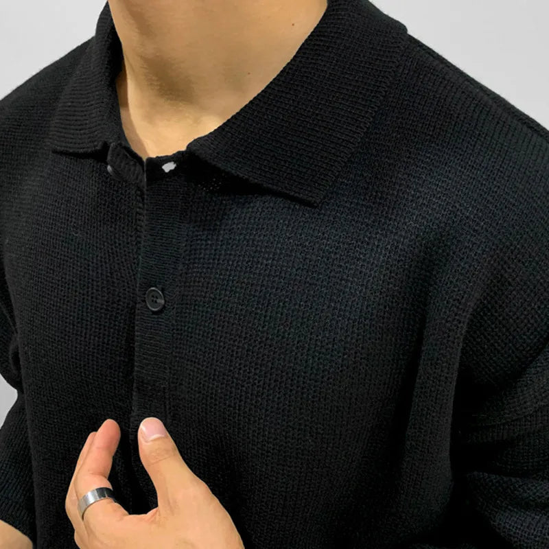 IEFB Men's Single - Breasted Knitted Shirt - mrbonnystore - mrbonnystore - 1266323_VJQYORR - #product_title# - IEFB Men's Single - Breasted Knitted Shirt - My Store - #store_name# - #Category# - #Product Name#