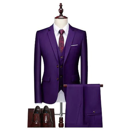 Pure Color Men's Business Suit - mrbonnystore - mrbonnystore - 650148_EEZFNJQ - #product_title# - Pure Color Men's Business Suit - #store_name# - #Category# - #Product Name#