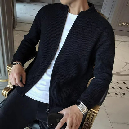 Men's Slim Knit Cardigan - mrbonnystore - My Store - BJVA4V63P - #product_title# - Men's Slim Knit Cardigan - My Store - #store_name# - #Category# - #Product Name#