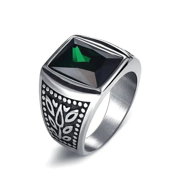 Men's Square Charm Ring - mrbonnystore - mrbonnystore - 678265_OOBXO29 - #product_title# - Men's Square Charm Ring - #store_name# - #Category# - #Product Name#