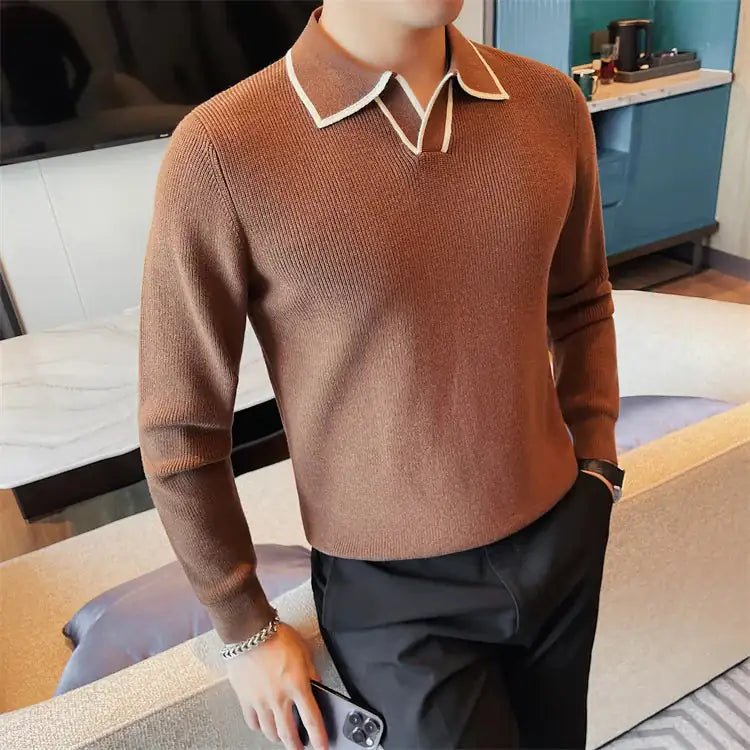 Autumn Winter British Style Sweater - mrbonnystore - mrbonnystore - 14:29;5:361385#Asia L(168cm - 58kg) - #product_title# - Autumn Winter British Style Sweater - My Store - #store_name# - #Category# - #Product Name#