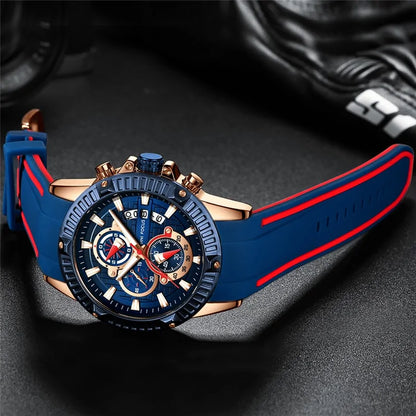 Luxurious Sport Wristwatch (water resistance)