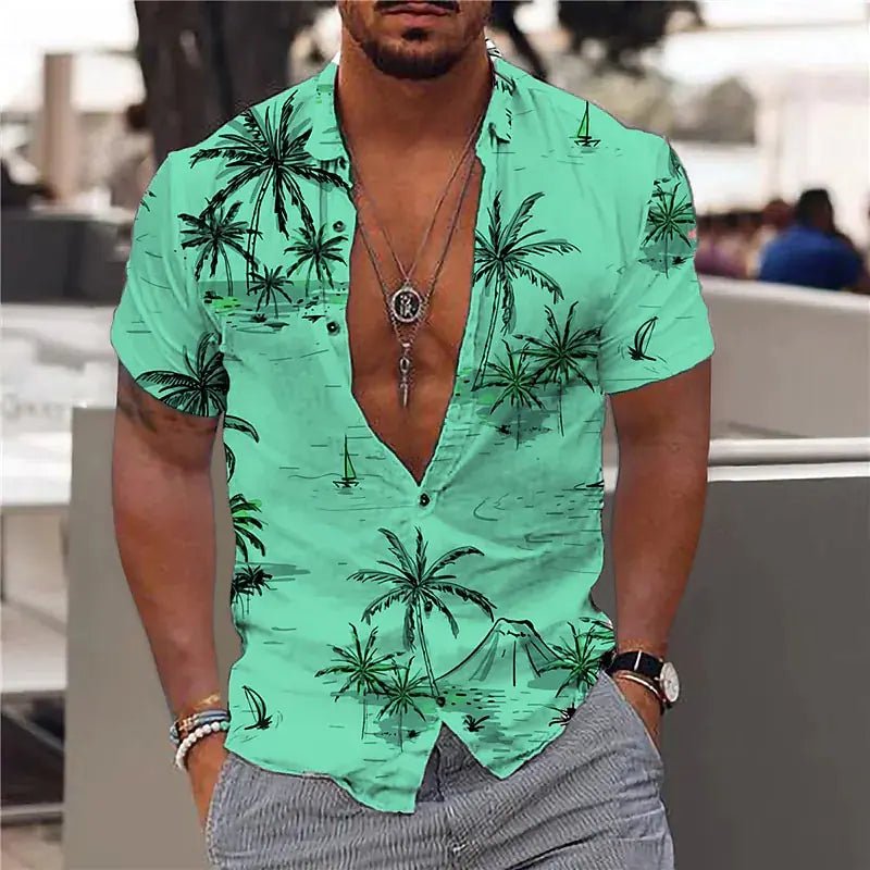 Summer Hawaiian Floral Shirts For Men - mrbonnystore - mrbonnystore - 1092696_PHJI4NQ - #product_title# - Summer Hawaiian Floral Shirts For Men - #store_name# - #Category# - #Product Name#