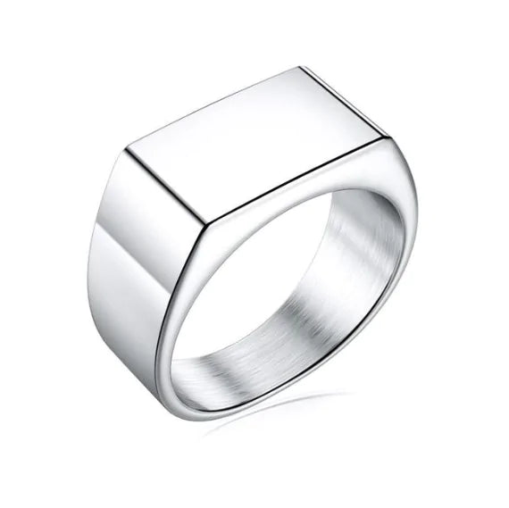 Men's Square Charm Ring - mrbonnystore - mrbonnystore - 678265_BIVM8AC - #product_title# - Men's Square Charm Ring - #store_name# - #Category# - #Product Name#