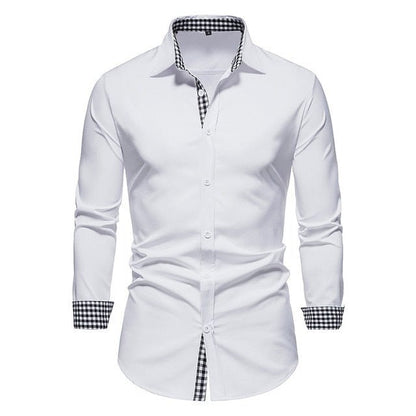 Patchwork Formal Shirts for Men - mrbonnystore - mrbonnystore - 760543_EHGRW0Z - #product_title# - Patchwork Formal Shirts for Men - #store_name# - #Category# - #Product Name#