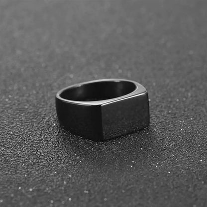 Men's Square Charm Ring - mrbonnystore - mrbonnystore - 678265_RR3LFEK - #product_title# - Men's Square Charm Ring - #store_name# - #Category# - #Product Name#