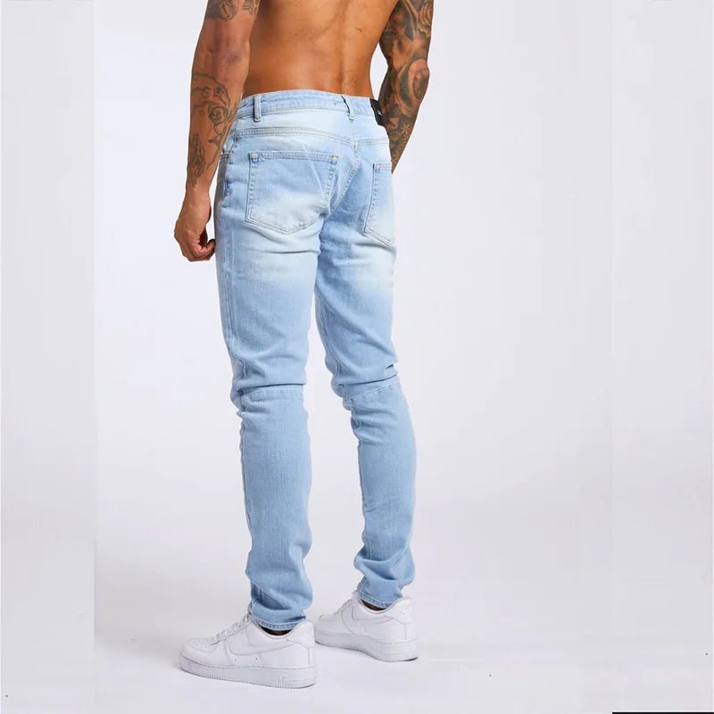 Men's Slim Fit High Waist Jeans - mrbonnystore - mrbonnystore - ZXM0W7Q - #product_title# - Men's Slim Fit High Waist Jeans - My Store - #store_name# - #Category# - #Product Name#