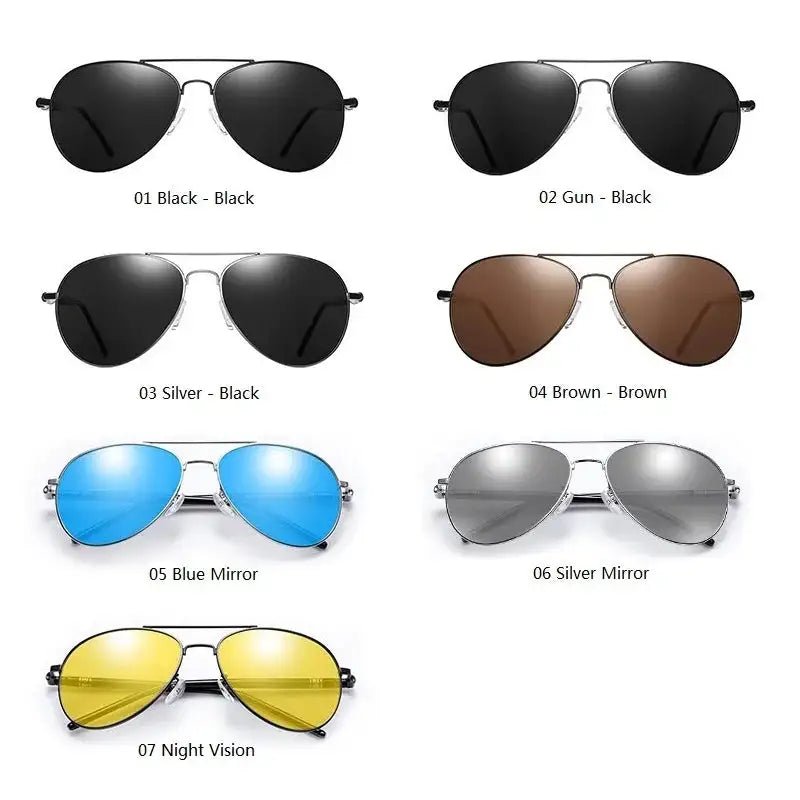 Luxury Men's Polarized Driving Sunglasses - mrbonnystore - mrbonnystore - 73:29#06 Silver Mirror - #product_title# - Luxury Men's Polarized Driving Sunglasses - My Store - #store_name# - #Category# - #Product Name#