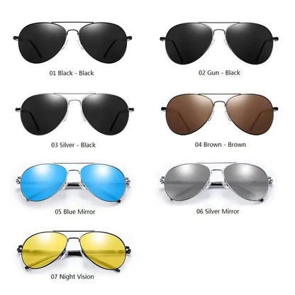 Luxury Men's Polarized Driving Sunglasses - mrbonnystore - mrbonnystore - 73:29#06 Silver Mirror - #product_title# - Luxury Men's Polarized Driving Sunglasses - My Store - #store_name# - #Category# - #Product Name#