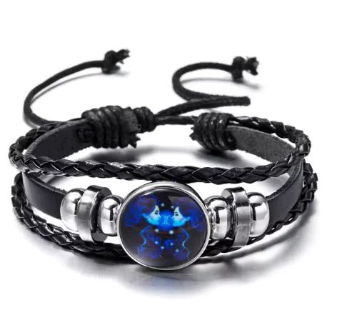 Luminous Zodiac Constellation Braided Couples Leather Bracelet for Men - mrbonnystore - mrbonnystore - L99AT29 - #product_title# - Luminous Zodiac Constellation Braided Couples Leather Bracelet for Men - My Store - #store_name# - #Category# - #Product Name#