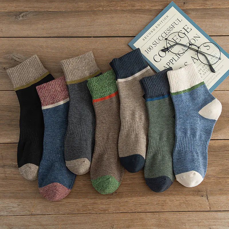 Harajuku Winter Terry Cotton Socks (5 pieces) - mrbonnystore - mrbonnystore - 1042260_VF7PUN6 - #product_title# - Harajuku Winter Terry Cotton Socks (5 pieces) - My Store - #store_name# - #Category# - #Product Name#