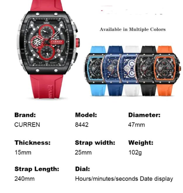 Men's Six - pin Quartz Tape Men's Watch - mrbonnystore - mrbonnystore - SA4ERCJPR - #product_title# - Men's Six - pin Quartz Tape Men's Watch - My Store - #store_name# - #Category# - #Product Name#