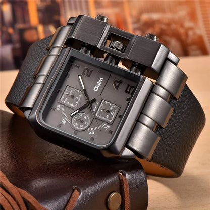 Casual Square Wristwatch (water-resistant)