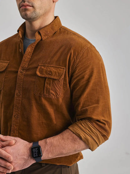 Button Up Corduroy Long Sleeve Shirt - mrbonnystore - mrbonnystore - 2022071100332 - #product_title# - Button Up Corduroy Long Sleeve Shirt - My Store - #store_name# - #Category# - #Product Name#